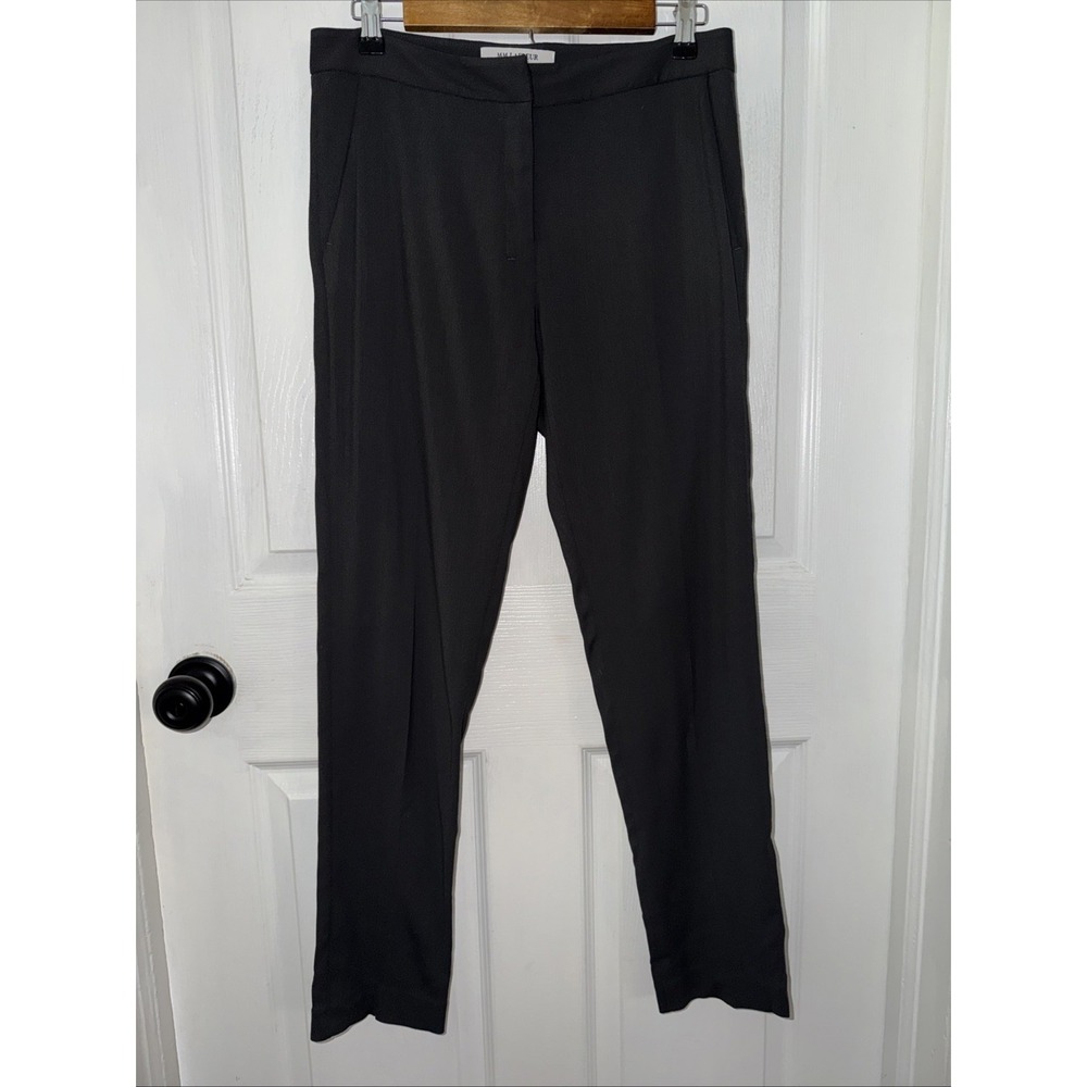 MM.LaFleur Women's Gray Flat Ankle Dress Pants Size 4 Italian Crepe